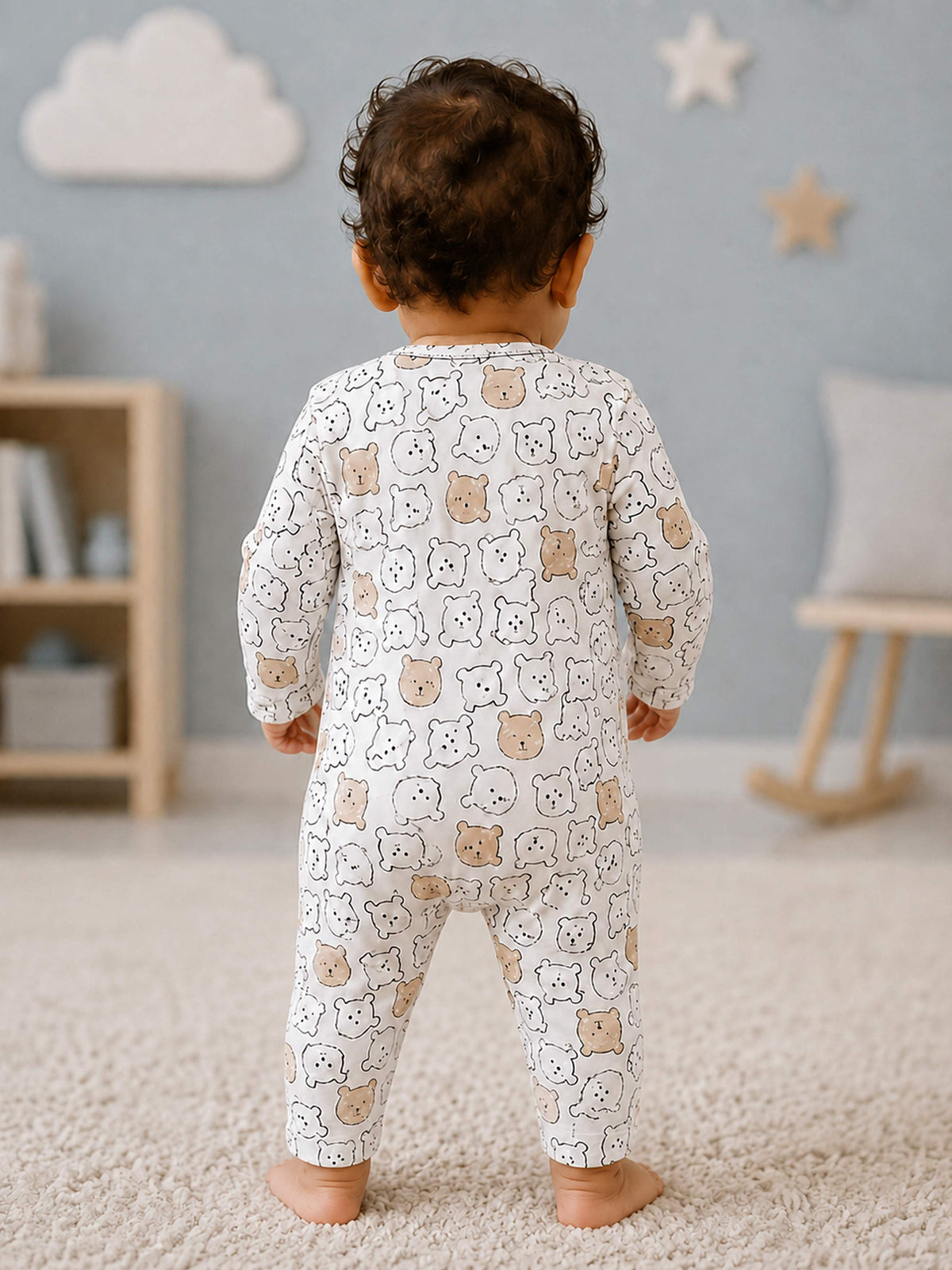 Niki Nova Baby Sleepsuit Soft Cotton for Baby Boys & Girls
