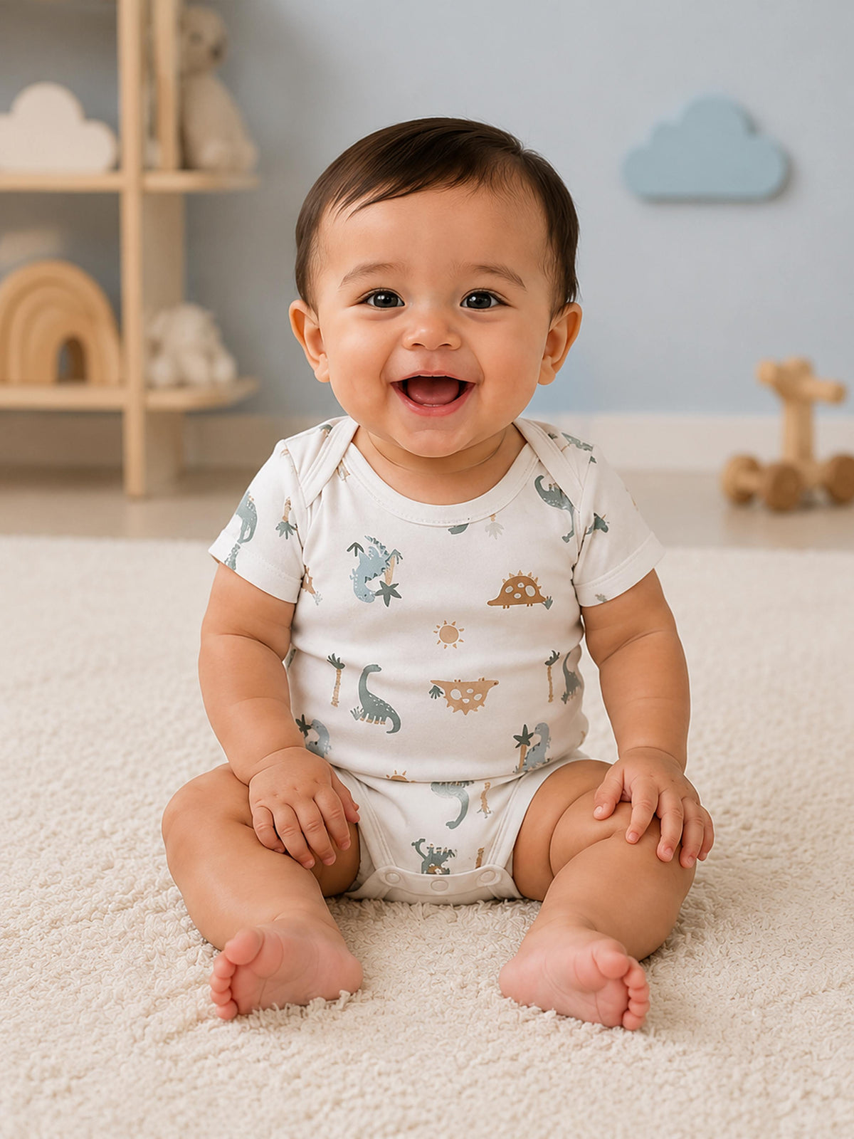 Niki Nova Baby Bodysuit Soft Cotton for Baby Boys & Girls