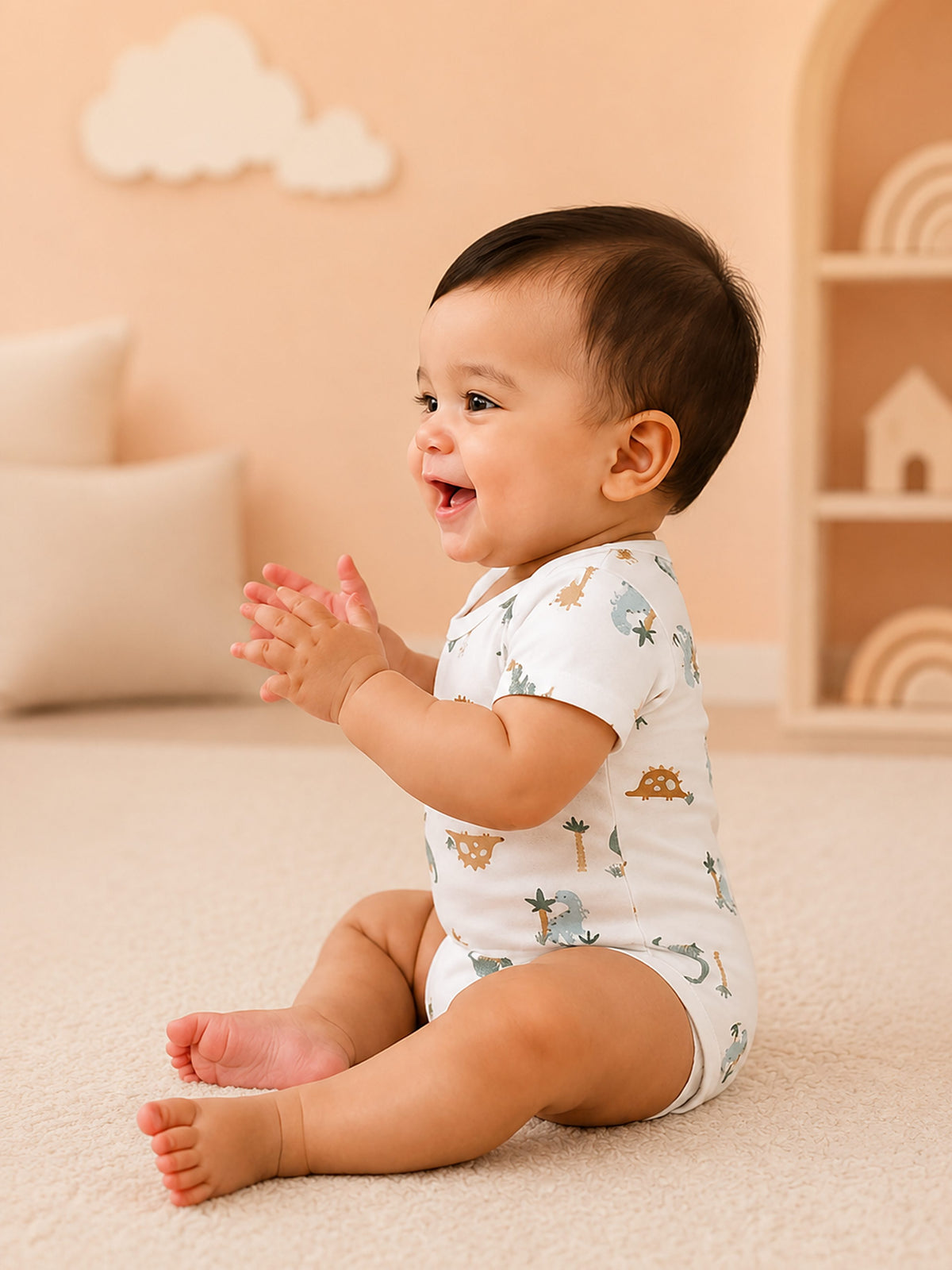 Niki Nova Baby Bodysuit Soft Cotton for Baby Boys & Girls