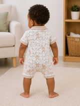 Niki Nova Poloform Romper ÃƒÂ¢Ã¢â€šÂ¬Ã¢â‚¬Å“ Premium Printed Polo Collar Baby Romper for Boys & Girls | Soft Cotton Comfort | Everyday Playwear