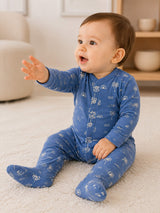 Niki Nova Baby Footed Sleepsuit Soft Cotton for Baby Boys & Girls