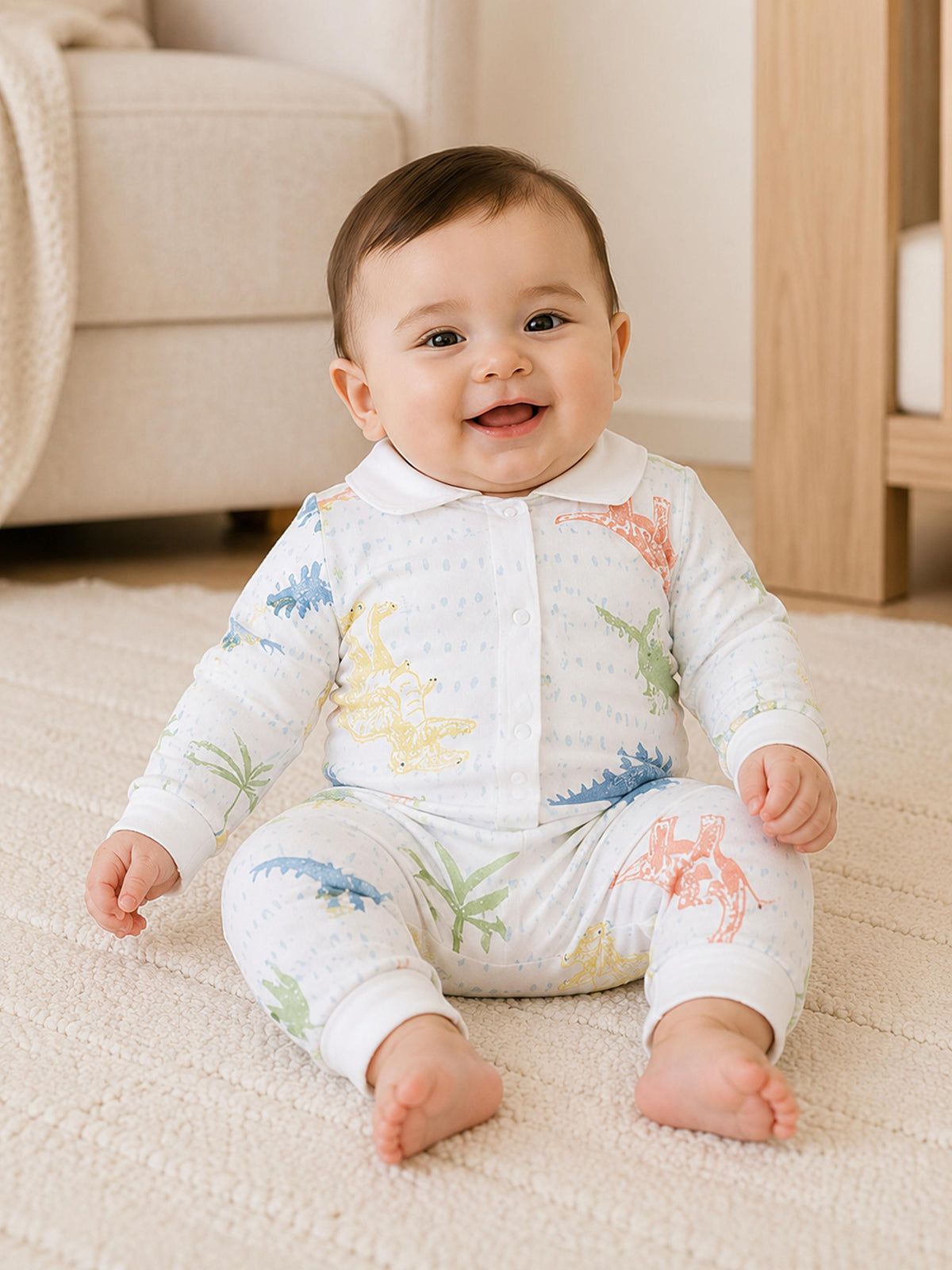 Niki Nova Baby Full Sleeve Romper Soft Cotton for Baby Boys & Girls