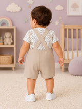 Niki Nova Baby Dungaree Set Soft Cotton for Baby Boys & Girls