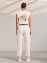 Zarelle Women's Cotton Top and Jogger Co-Ord Set