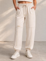 Zarelle Women's Cotton Top and Jogger Co-Ord Set