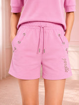 Zarelle Women's Cotton Top and Shorts Co-Ord Set