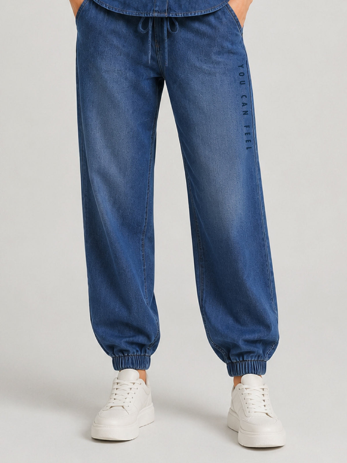 Zarelle Womenâ€™s Cotton Shirt and Jogger Co-Ord Set