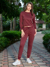 Zarelle Women's Cotton Relaxed Fit Co-Ord Set
