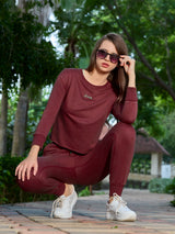 Zarelle Women's Cotton Relaxed Fit Co-Ord Set