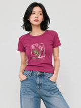 Zarelle Women's Modal Regular Fit T-Shirt