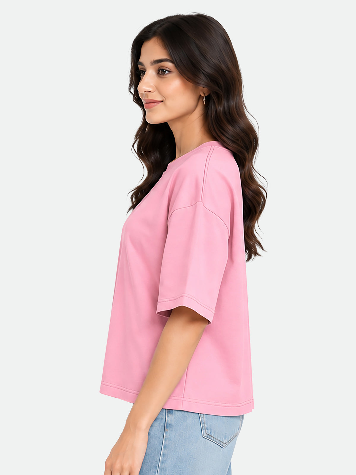Zarelle Women's Cotton Relaxed Fit T-Shirt