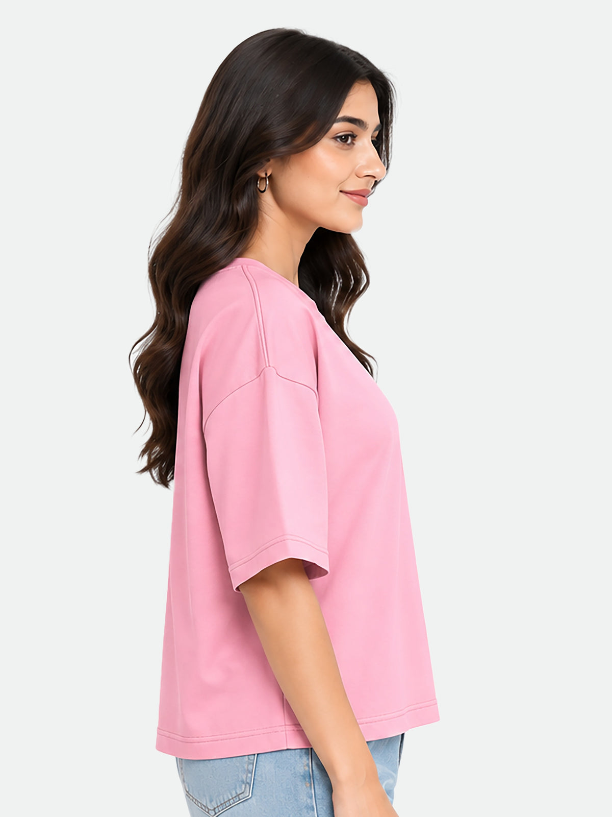 Zarelle Women's Cotton Relaxed Fit T-Shirt