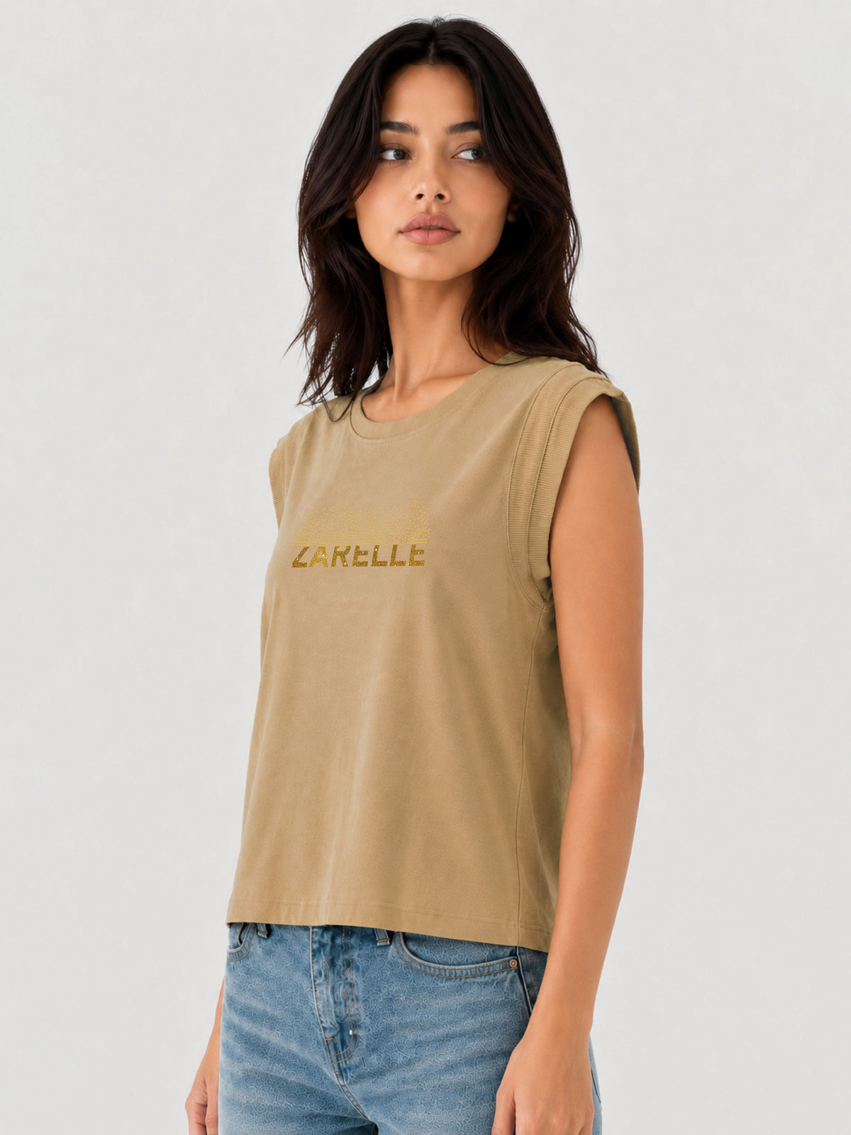 Zarelle Women's Soft Cotton Regular Fit Casual Top