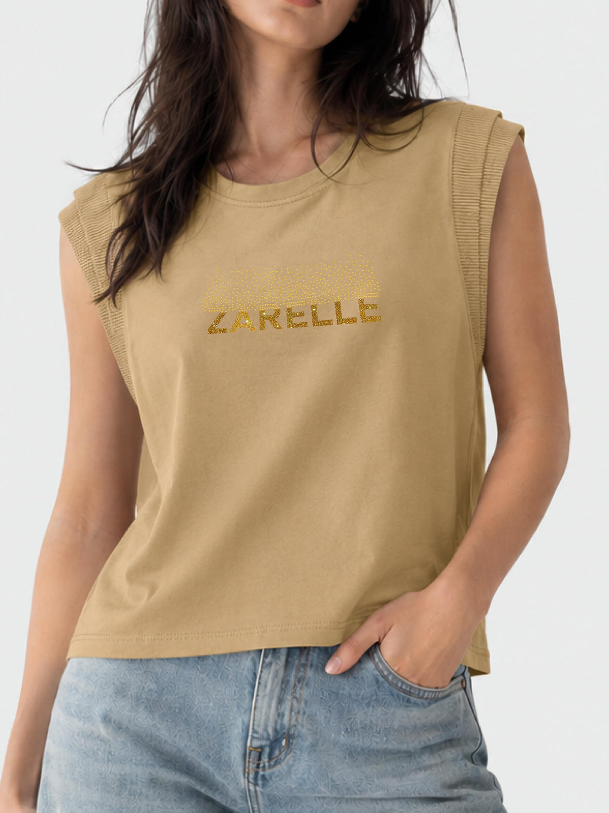Zarelle Women's Soft Cotton Regular Fit Casual Top