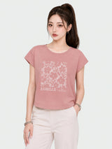 Zarelle Women's Modal Relaxed Fit T-Shirt