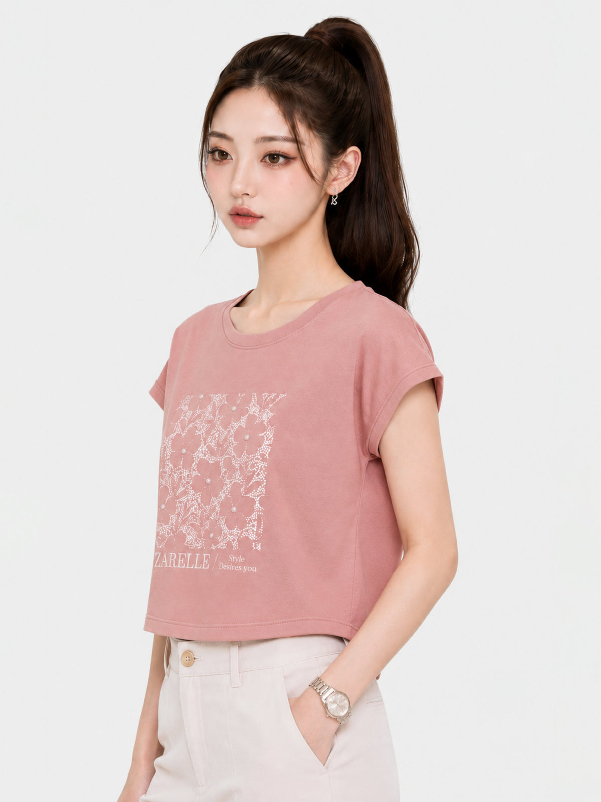 Zarelle Women's Modal Relaxed Fit T-Shirt