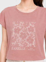 Zarelle Women's Modal Relaxed Fit T-Shirt