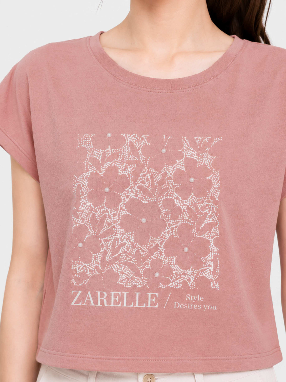 Zarelle Women's Modal Relaxed Fit T-Shirt