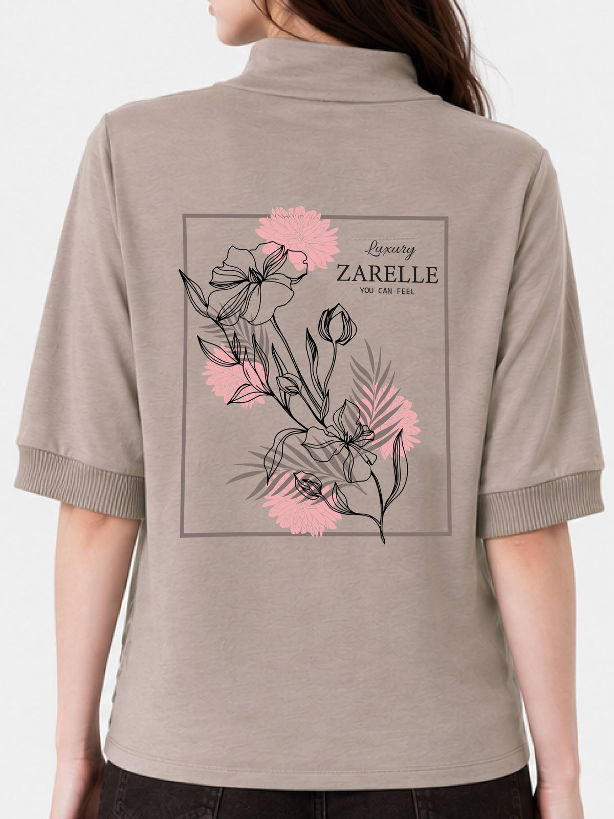 Zarelle Women's Soft Cotton Relaxed Fit Top