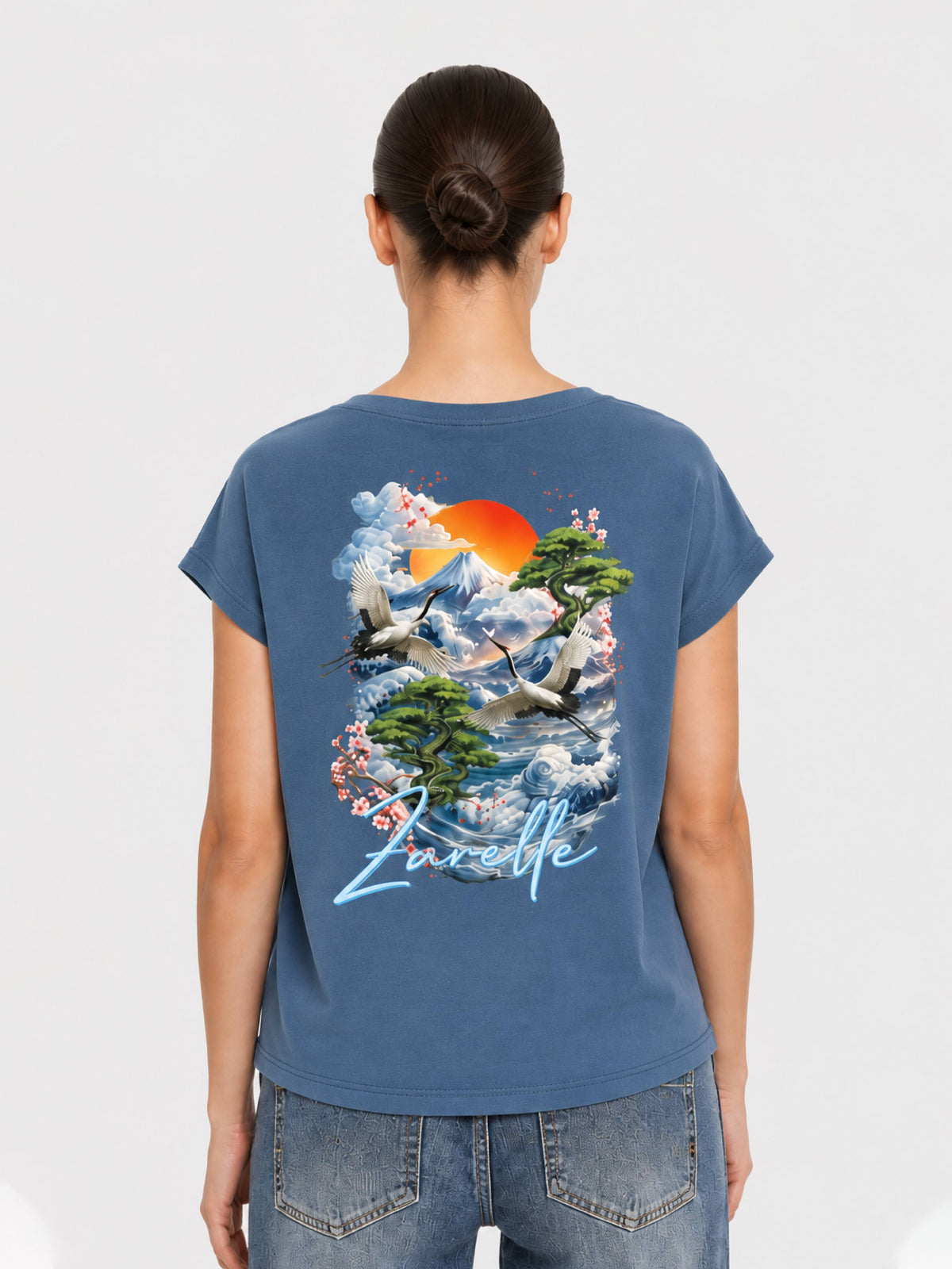 Zarelle Women's Modal Relaxed Fit T-Shirt