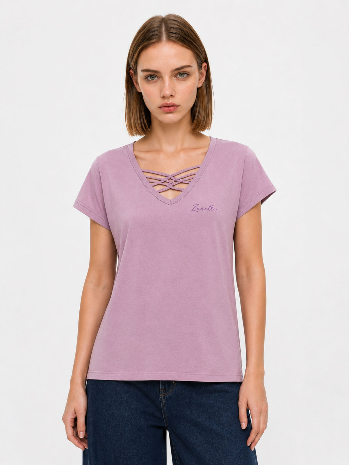 Zarelle Women's Modal Regular Fit T-Shirt