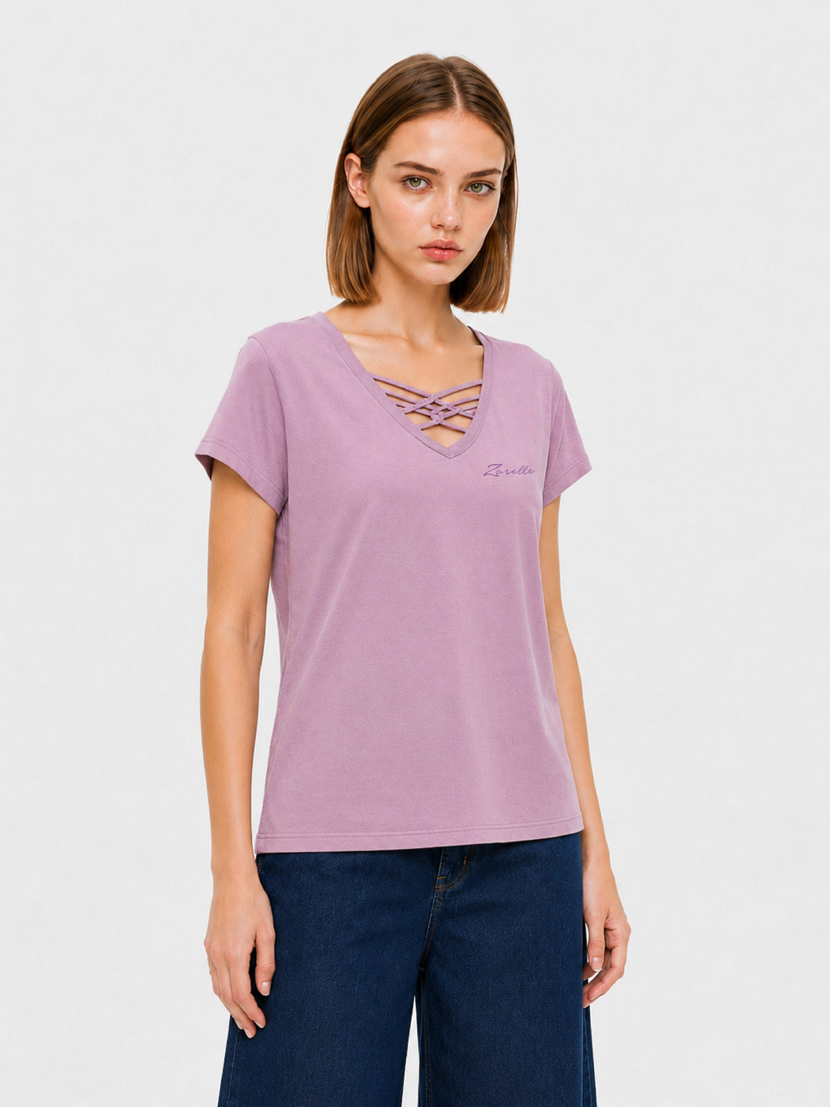 Zarelle Women's Modal Regular Fit T-Shirt
