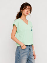Zarelle Women's Modal Relaxed Fit T-Shirt
