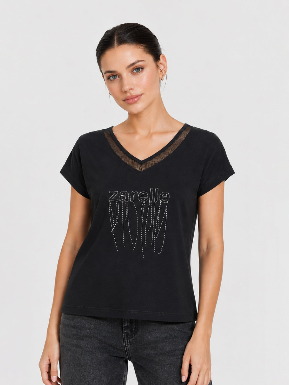 Zarelle Women's Soft Cotton Regular Fit Top