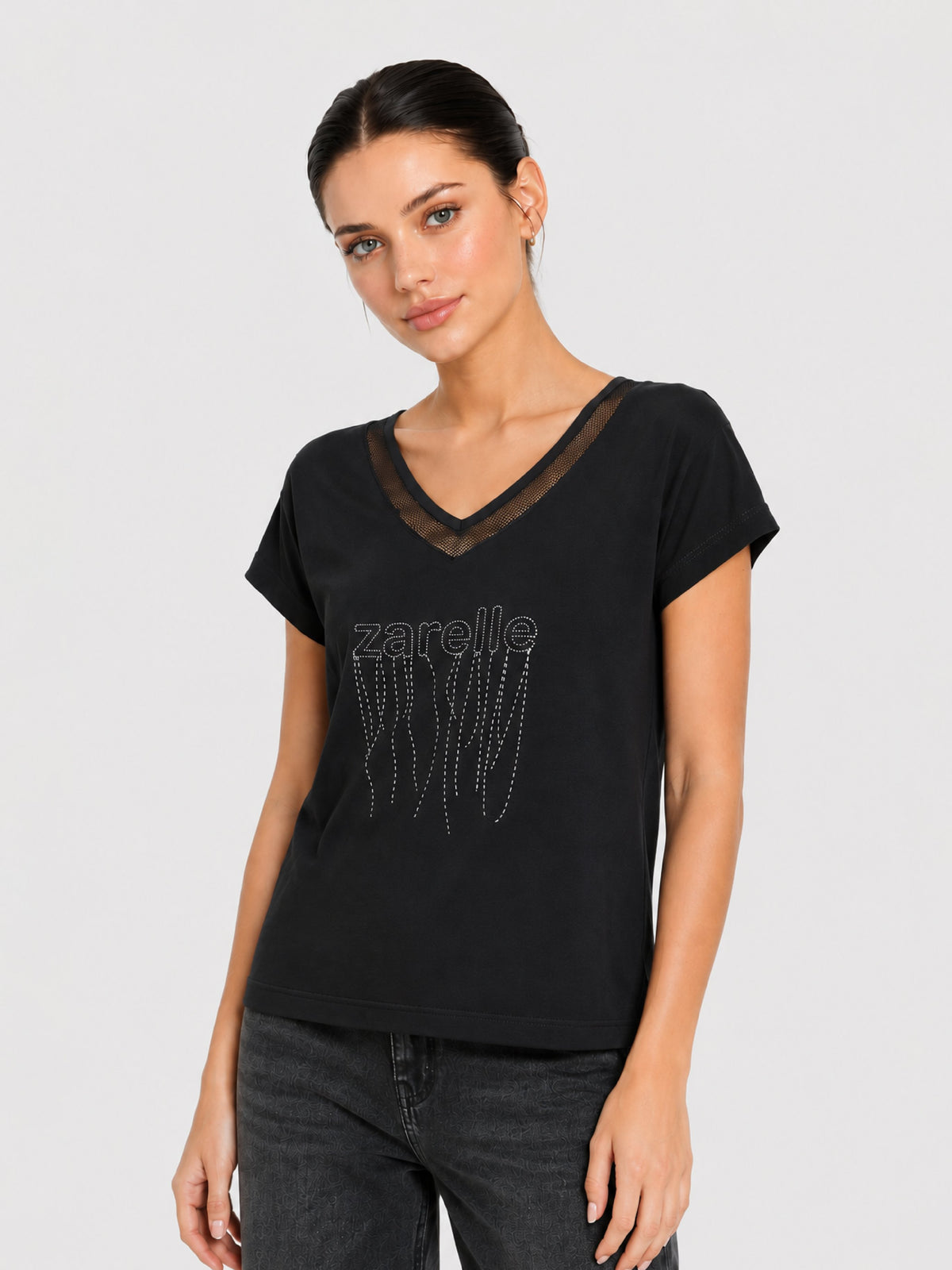 Zarelle Women's Soft Cotton Regular Fit Top