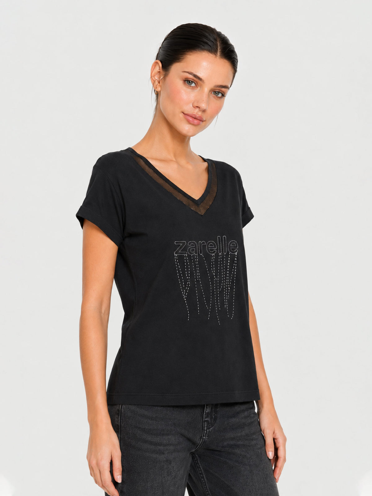 Zarelle Women's Soft Cotton Regular Fit Top