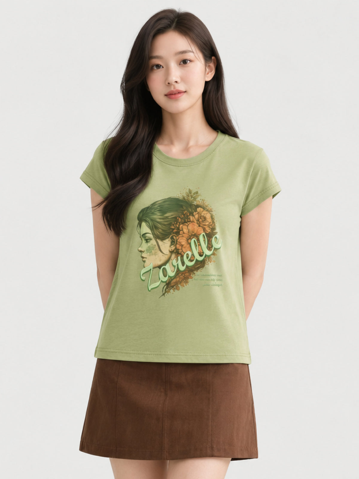 Zarelle Women's Soft Cotton Regular Fit Top