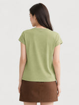 Zarelle Women's Soft Cotton Regular Fit Top