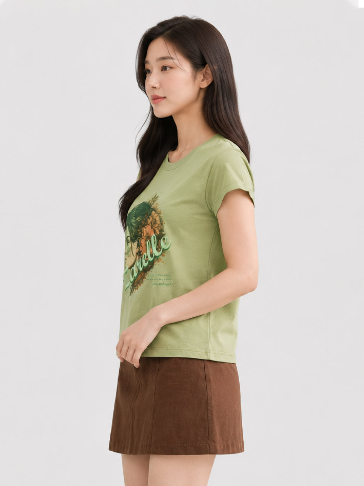 Zarelle Women's Soft Cotton Regular Fit Top