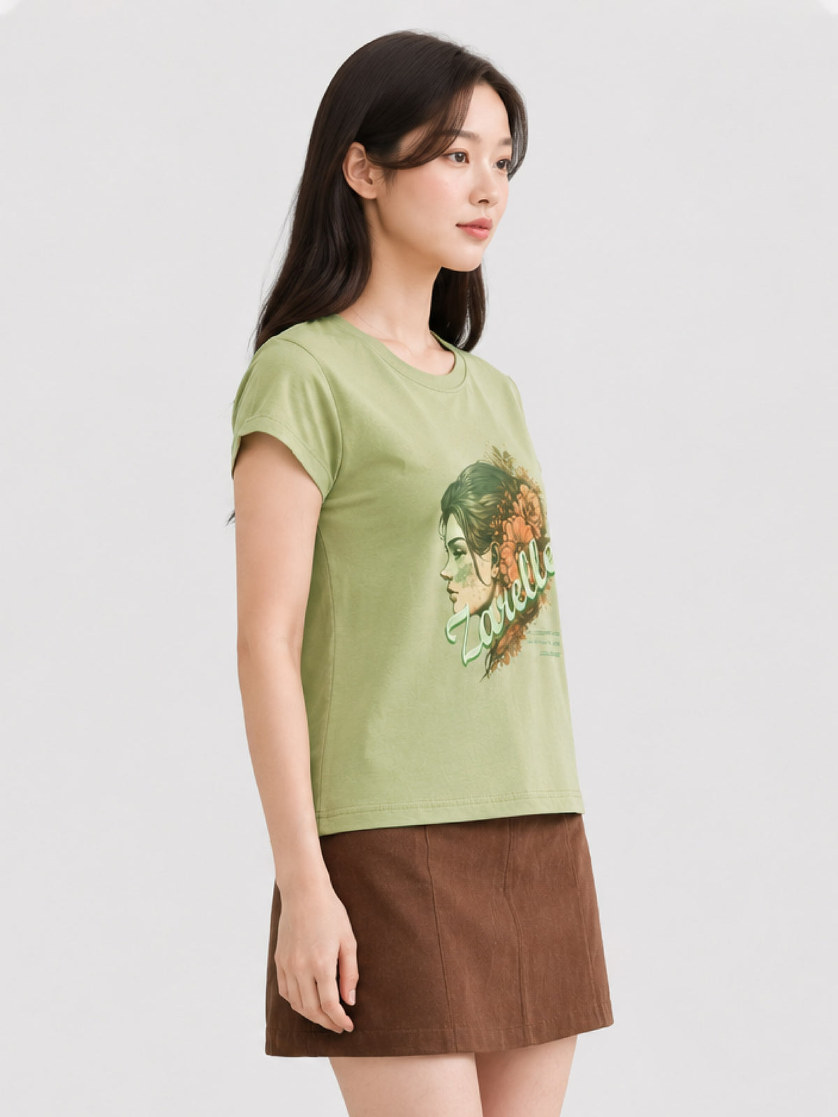 Zarelle Women's Soft Cotton Regular Fit Top