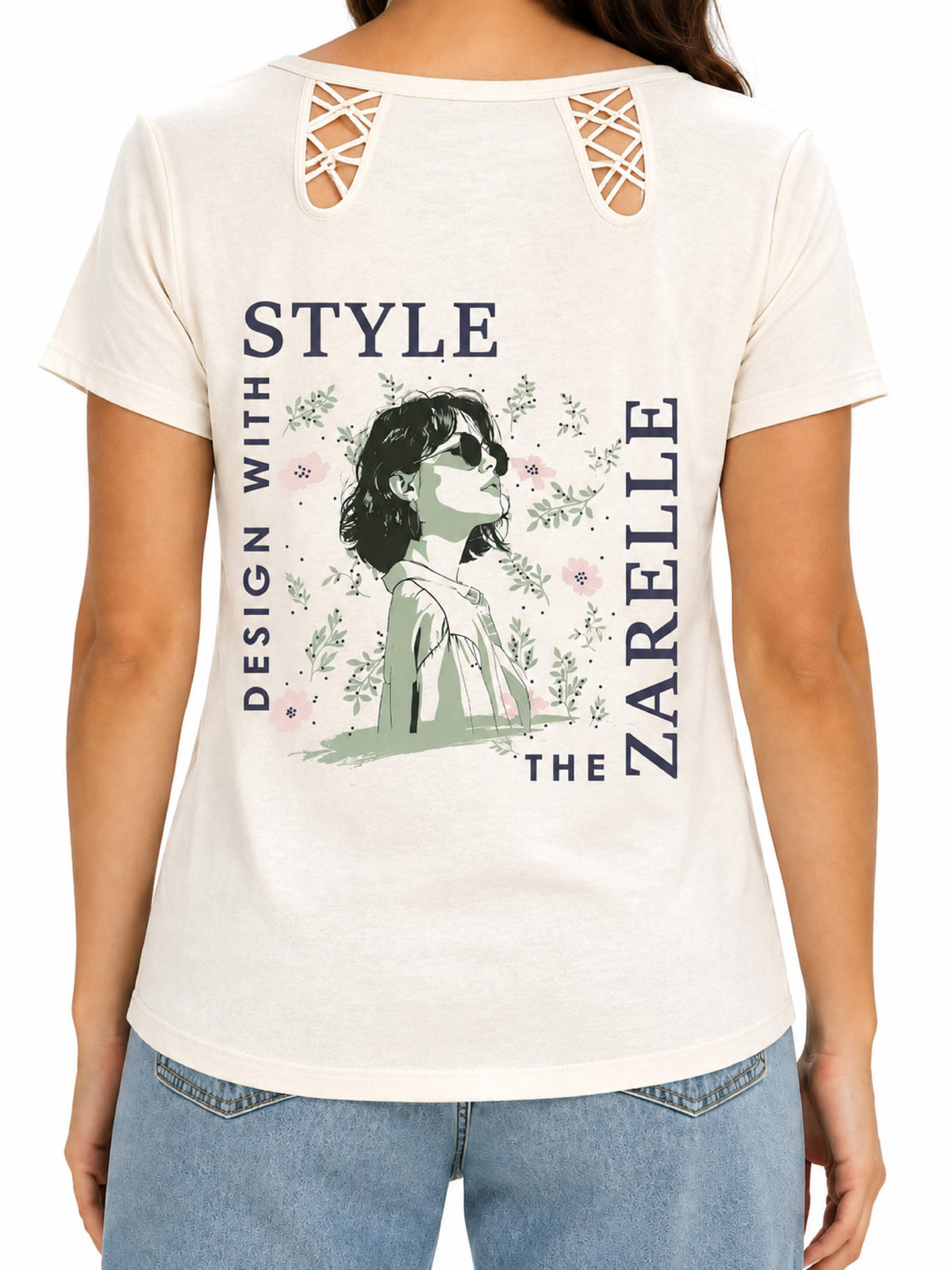 Zarelle Women's Soft Cotton Regular Fit Top
