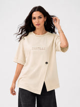 Zarelle Women's Modal Oversized Fit T-Shirt