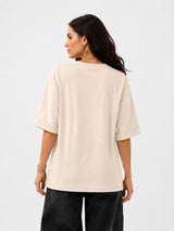 Zarelle Women's Modal Oversized Fit T-Shirt