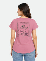 Zarelle Women's Cotton Regular Fit Ruched T-Shirt