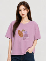 Zarelle Women's Modal Oversized Fit T-Shirt
