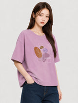 Zarelle Women's Modal Oversized Fit T-Shirt