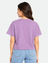 Zarelle Women's Cotton Relaxed Fit Graphic T Shirt