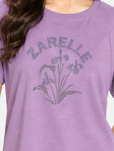 Zarelle Women's Cotton Relaxed Fit Graphic T Shirt