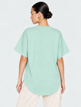 Zarelle Women's Cotton Relaxed Fit High Low T-Shirt
