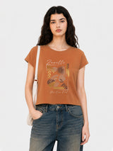 Zarelle Women's Modal Relaxed Fit T-Shirt