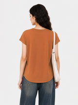 Zarelle Women's Modal Relaxed Fit T-Shirt
