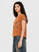 Zarelle Women's Modal Relaxed Fit T-Shirt