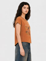 Zarelle Women's Modal Relaxed Fit T-Shirt