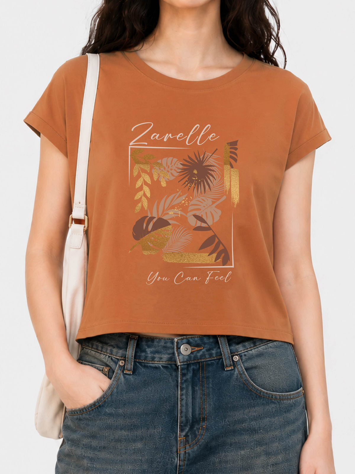 Zarelle Women's Modal Relaxed Fit T-Shirt