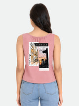 Zarelle Women's Cotton Regular Fit Sleeveless T-Shirt